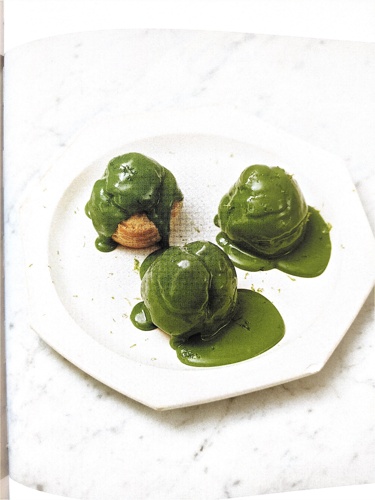 Matcha choux