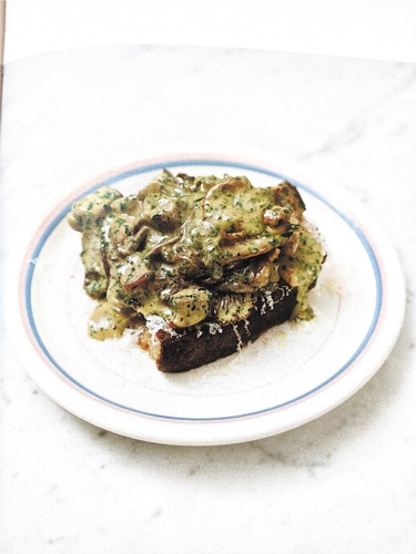 Mushroom toast