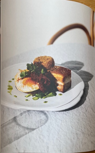 Pork belly & fried eggs